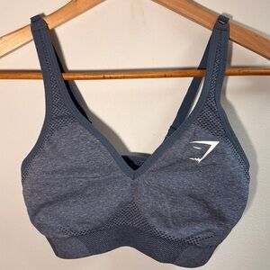 Gymshark S Seamless Blue Sports Bra